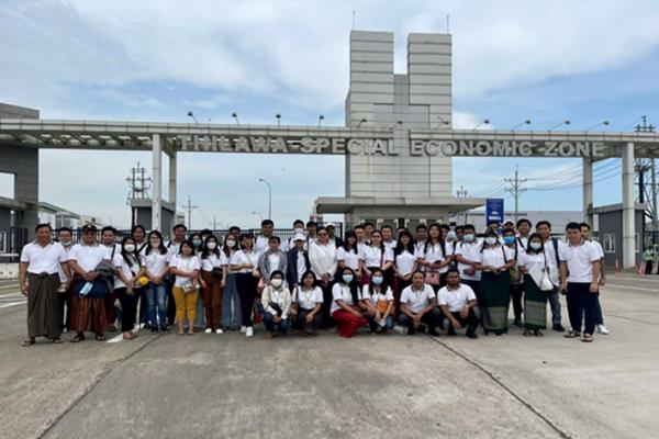 သီလဝါအထူးစီးပွားရေးဇုန်စီမံခန့်ခွဲမှု ကော်မတီသို့ သွားရောက်လေ့လာခဲ့မှုအခြေအနေ