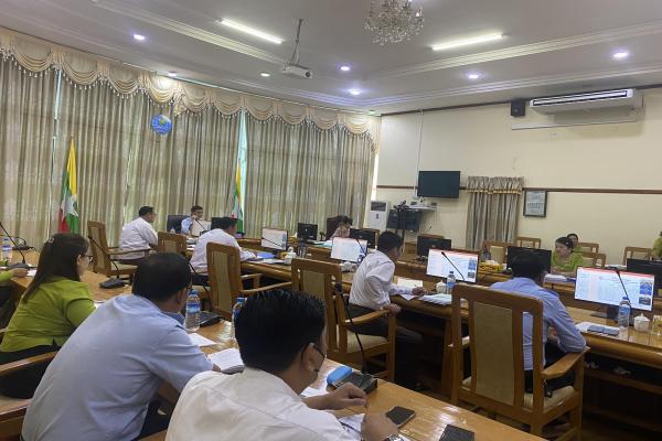 နယ်စပ်ကုန်သွယ်ရေးစခန်းများမှ ပို့ကုန်တိုးမြှင့်တင်ပို့နိုင်ရေးနှင့်စပ်လျဉ်းသည့်  ညှိနှိုင်းအစည်းအဝေး မှတ်တမ်းဓါတ်ပုံများ